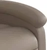 vidaXL Poltrona relax cappuccino-marrone in Pelle finta Anteprima dell’immagine prodotto 9