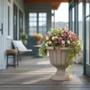 Sierliche taupe Blumentopf auf Fuß für innen und außen, Produktbild-Vorschau 7