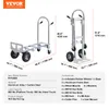 VEVOR Vozík na pytle 2 v 1 skládací Nosnost 249/363 kg Náhled obrázku produktu 7