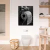 Wanddeko 50x70 cm - BadezimmerWC-Rolle, Leinwand Bilder, Produktbild-Vorschau 6