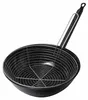 Friteuse met mand van zwart geëmailleerd staal (diameter 28 Productafbeelding-voorbeeld 3