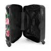NoBoringSuitcases.com® Großer Koffer - Flamingo - Blumen - Produktbild-Vorschau 4
