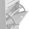 Schuhschrank Schuhkipper mit 3 Klappen Schuhregal Produktbild-Vorschau 8