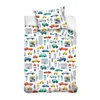Babybettwäsche Auto Fahrzeuge Baustelle Polizei 100x135 + Produktbild-Vorschau 2