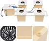 A hydroponic growing system with multiple buckets and tubing, shown from a slightly elevated angle. Produktbild-Vorschau