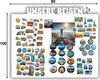Anwicar Magnettafel Unsere Reisen - Horiznotal 80x100 cm - Produktbild-Vorschau 2