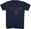 Van Halen Classic Red Logo Navy Blue 2XL T-Shirt Produktbild-Vorschau 1