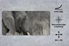 MuchoWow® Mauspad Mousepad Elefant - Tiere - Schwarz - Weiß Produktbild-Vorschau 2
