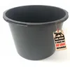 5 seaux de mortier BigDean, 90 litres, noirs, en plastique, Voir les images du produit 1