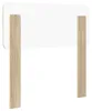 Tête de lit vidaXL en bois composite chêne Sonoma Voir les images du produit 6