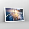 Gerahmtes Poster - Weißer Rahmen - Segelboot Meer - 91,5x61 Produktbild-Vorschau 8