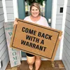 Fußmatte Come Back With A Warrant 1 Stück, Ultra-Dünne Produktbild-Vorschau 5