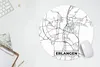 MuchoWow® Mauspad Mousepad Stadtplan - Karte - Erlangen Produktbild-Vorschau 5