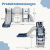 COSTWAY, scivolo pieghevole per bambini, modello 10-in-1, Anteprima dell’immagine prodotto 2