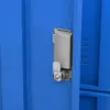 A close-up view of a blue locker door with a gray lock mechanism. Anteprima dell’immagine prodotto
