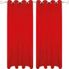 Gardine mit Ösen 140x245 cm ( Breite x Länge ) in Rot, Produktbild-Vorschau 1
