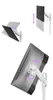 Mobiler Monitor-/TV-Ständer SPE-T01W 10 kg, weiß Produktbild-Vorschau 4
