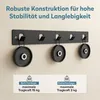 doporro Garderobenleiste mit 5 Haken, Wandgarderobe mit Produktbild-Vorschau 3