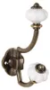 Clayre & Eef Wandhaken 4x9x13 cm Braun Metall Produktbild-Vorschau 1