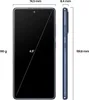 Diagram showing the dimensions of a smartphone. Produktbild-Vorschau