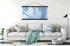 MuchoWow® Textilposter Blau - Acrylfarbe - Gestaltung Produktbild-Vorschau 3