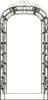 vidaXL Arc de jardin noir 116x45x240 cm Acier Voir les images du produit 3