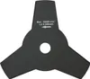A black three-bladed cutting head for a string trimmer or brush cutter, shown against a white background. Produktbild-Vorschau