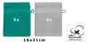 Betz 10 Stück Waschhandschuhe 16x21 cm PREMIUM 100% Produktbild-Vorschau 2
