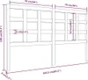 vidaXL Kopfteil Schwarz 165,5x4x100 cm Massivholz Kiefer - Produktbild-Vorschau 6