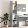 vidaXL Regál na knihy betonový šedý 40x35x180 cm odvozený Náhled obrázku produktu 2