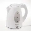 A white electric kettle is shown against a white background. Voir les images du produit