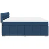Boxspringbett mit Matratze Blau 200x200 cm Stoff Produktbild-Vorschau 5
