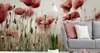 Muralo XXL Selbstklebende FOTOTAPETE Roter MOHNBLUMEN Pole Produktbild-Vorschau 3