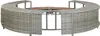 vidaXL Whirlpool-Umrandung Grau Poly Rattan Produktbild-Vorschau 6