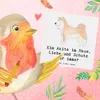 Mr. & Mrs. Panda Glückwunschkarte Akita Inu Liebe - Weiß - Produktbild-Vorschau 5
