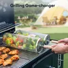 Rollendes Grillkörbe mit Griff (2 Stück, 30cm x 10.9cm), Produktbild-Vorschau 2