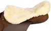 Lammfell Sattelsitzbezug Sattelbezug, englisch  für 16-18 Produktbild-Vorschau 3