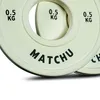 Matchu Sports Mini Bumper Plates Set - 2 x 0,5 kg - ø 50mm Produktbild-Vorschau 2
