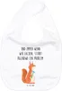 Mr. & Mrs. Panda Lätzchen Eichhörnchen Blume - Weiß - Produktbild-Vorschau 1