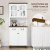 HOMCOM kuchynská skriňa, kuchynský bufet s 2 zásuvkami, 4 Náhľad obrázku produktu 7