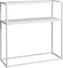 Konsolentisch 'Kuhmo' mit Glastischplatte 80 x 80 x 30 cm Produktbild-Vorschau 3