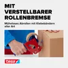 Tesa Economy Handabroller Braun, Paketbandabroller, Produktbild-Vorschau 12