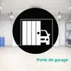 Verrou à bouton Corvette pour porte de garage, cylindre Voir les images du produit 3
