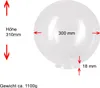 Kugelglas Lampenglas Klarglas Ø300mm Ersatzglas Produktbild-Vorschau 2