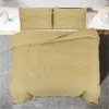 vidaXL Bettwäsche-Set Taupe 240x220 cm Leichte Mikrofaser Produktbild-Vorschau 5