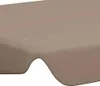 A close-up view of a taupe-colored replacement canopy for a swing. Náhľad obrázku produktu