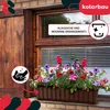 KOTARBAU® 2 pezzi Fioriera da Esterno PVC 60x18x14cm Anteprima dell’immagine prodotto 4