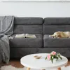 Ecksofa U-Form 345 x 202 cm Grau Rechts mit Schlaffunktion Produktbild-Vorschau 6