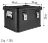 Aluminium Box mit Deckel Schwarz Alu Kiste Box Alukiste 30 Produktbild-Vorschau 6