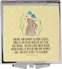 Mr. & Mrs. Panda Handspiegel Hase Blume - Gelb Pastell - Produktbild-Vorschau 1